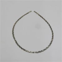 Necklace - Italy Twisted Herringbone - 925 Italy