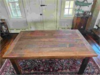 Reclaimed Antique Chestnut Farmhouse Table