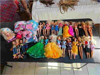 Estate Grouping of Barbie Dolls
