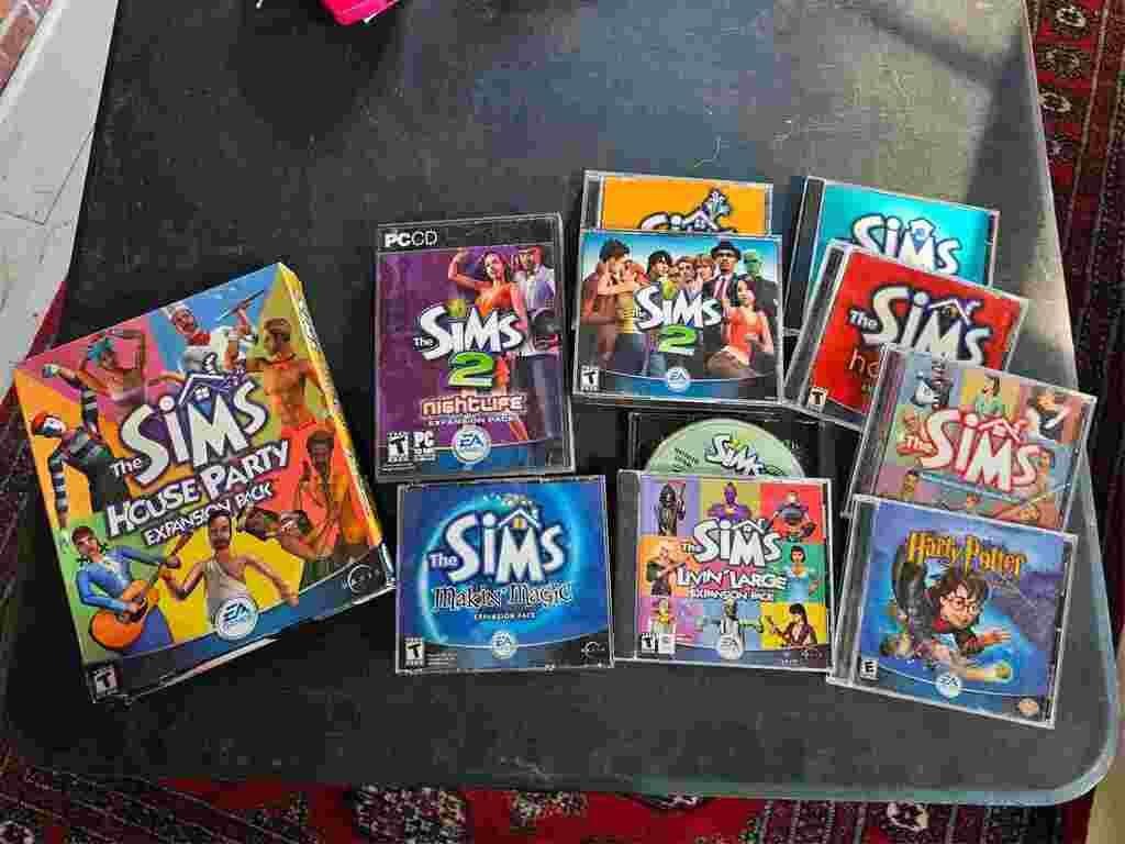 Grouping of Sims PC Games