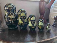 Set of Russian Nesting Dolls - Signed Bupreha