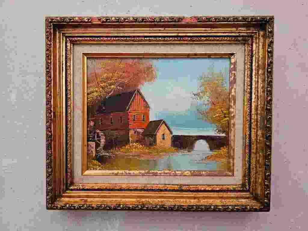 Unsigned Oil on Canvas Landscape