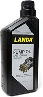 (Lot of 6 ) Landa Pump Oil  SAE 10W-40  32 oz.