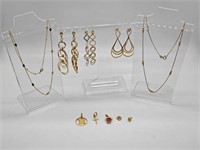 14k Yellow Gold Estate Jewelry Lot - 16.5 dwt