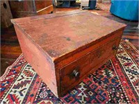 Early Single Drawer Desk Top