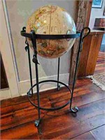 Replogle 16 inch Globe on Wrought Iron Stand