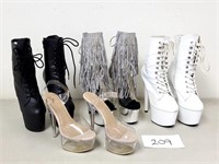 Women's Pole Dancing Heels / Boots - Size 7