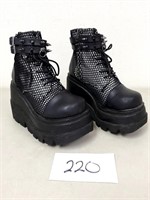 Women's Demonia Shaker-52 Platform Boots - Size 7?