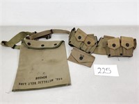 Repurposed Military Bag + Waist Belt