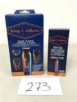 New King C. Gillette Beard Trimmer & Safety Razor