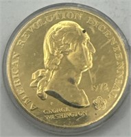 (KC) 1972 Gold George Washington American