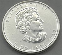 (KK) 2013 Silver Maple Leaf 1 oz Coin