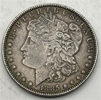 (T) 1885 Silver Morgan Dollar Coin