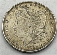 (T) 1921 Silver Morgan Dollar Coin