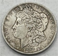 (T) 1889 Silver Morgan Dollar Coin