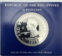 (JK) 1975 Silver 50 Piso Proof Republic of the