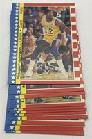 (D) 1987 Fleer Basketball All Star Sticker Set