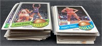 (D) Topps 1979-80 collector basketball cards