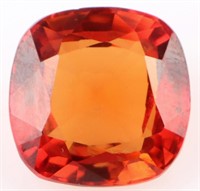 10.35CT CUSHION ORANGE SAPPHIRE LOOSE GEMSTONE