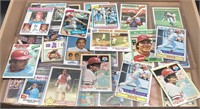 (D) Vintage baseball collector cards Aaron Brock