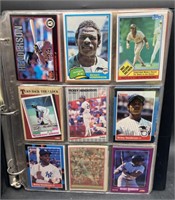 (D) Rickey Henderson baseball collector cards