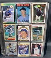 (D) Roger Clemens baseball collector cards