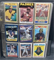 (D) Tony Gwynn baseball collector cards