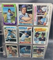 (D) George Brett baseball collector cards