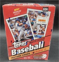 (D) Topps 1993 baseball sealed series 1 wax box