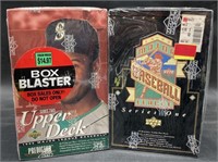 (D) Upper deck baseball 1993 series 1 and 1995
