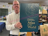 Large book "Atlas of the World" (nice)