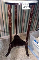 Antique Marble Top Table/Stand