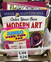 Coloring Books and Word Find Lot