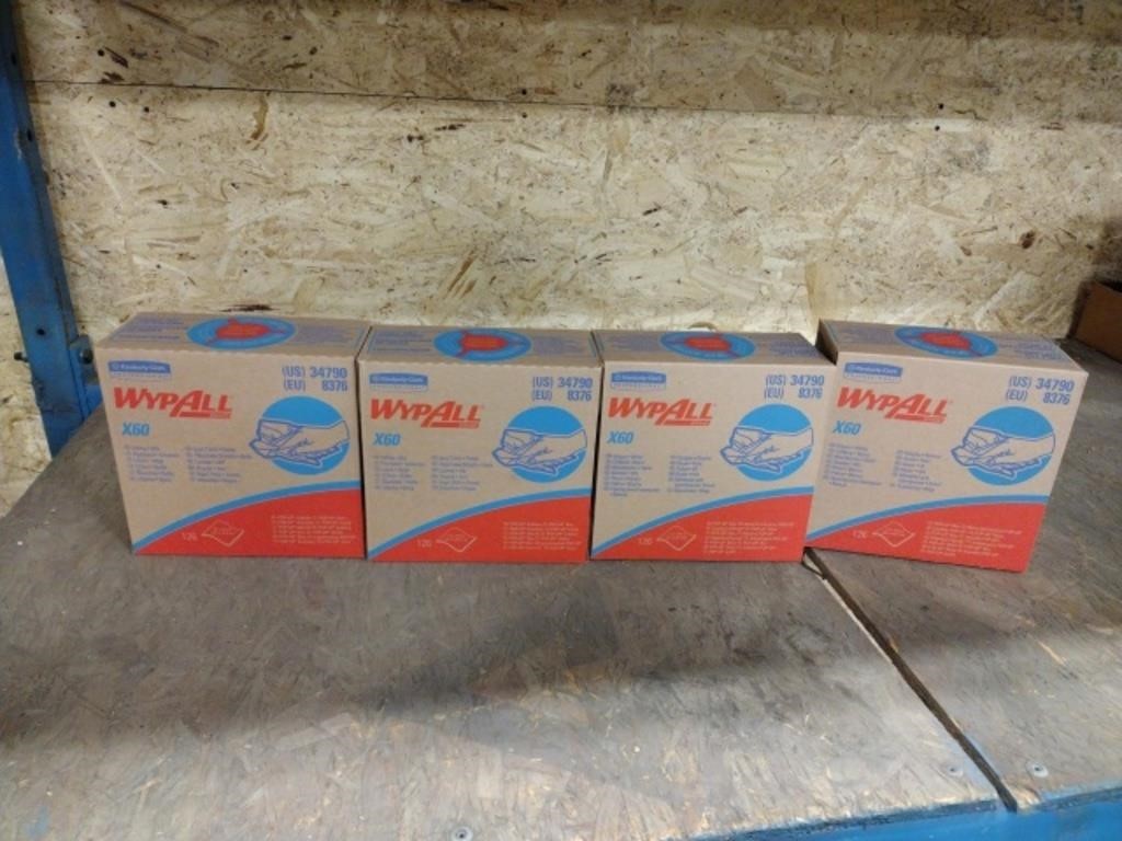 4 boxes Kimberly-Clark professional WypAll X60