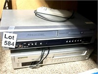 DVD/VCR Combo Lot of Two