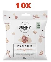 10x Vegan Gummies Peachy Bees The