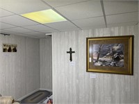 3 PIECES WALL DECOR IN BASEMENT