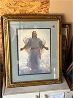 Vintage Jesus Christ Heavens Print