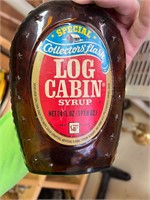 Vintage Log Cabin Bottle