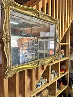 Large Gilded Mirror 43" x 31"
