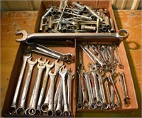 large lot of combination wrenches largest 1 1/2",