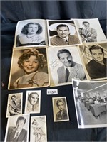 Celebrity Pictures w/ Signatures - not autographed