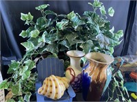 Home Decor - Shell Candle, Greenery & More