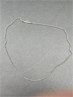 Vintage Sterling Silver Necklace Made in Italy