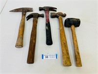 Lot of - Hammers & Mallet