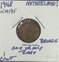 1948 Netherlands coin rare
