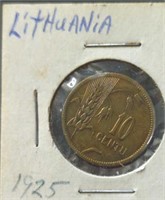 1925 Lithuania coin