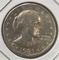 1981 d. Susan b. Anthony dollar