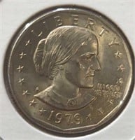 1979 d. Susan b. Anthony dollar