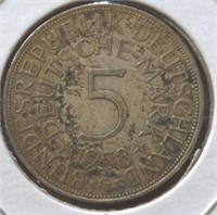 Silver 1958 German?  coin